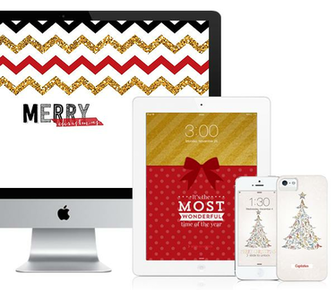 Family Festivities Holiday Wallpaper Favorites Sassy Sweet Style