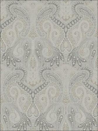Description Grey Morocco Paisley Wallpaper Sbk22502 Pattern Vi40400