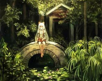 Water Nature Wallpaper Touhou Trees Long