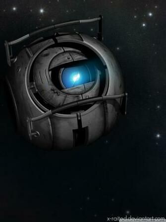 Portal Wheatley In Space Ultra HD Desktop Background Wallpaper