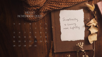 Customizable Autumn Desktop Wallpaper Templates
