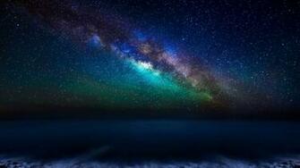 Milky Way Galaxy From The Canary Islands HD Wallpaper Wallpaperfx