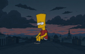 Depressed Bart Simpson Wallpaper