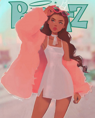 Cute Black Girl Bratz Wallpaper
