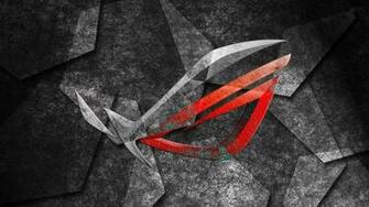 Asus Rog Republic Of Gamers Logo Brand Background HD Wallpaper I04