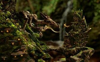 Dragon Fairy Forest Wallpaper