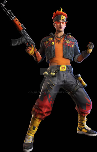 Alvaro As Fire Character Wallpaper
