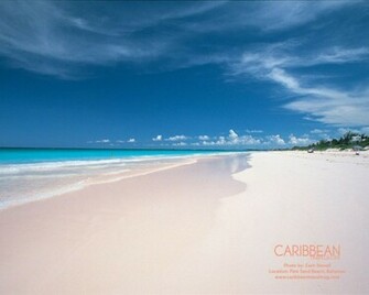Pink Sand Beach HD Wallpaper