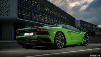 Lamborghini Aventador S Rear Three Quarter HD Wallpaper