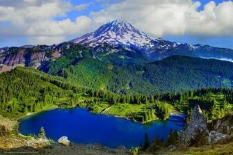 Peak Mount Rainier National Park Washington Desktop Wallpaper