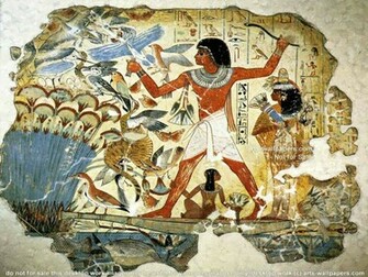Ancient Egypt Art Wallpaper Painting
