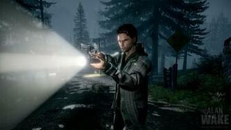Alan Wake Aiming Wallpaper Pictures
