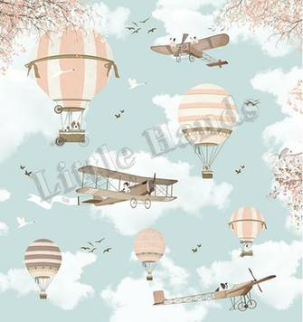 Amelia Earhart Mural Wallpaper