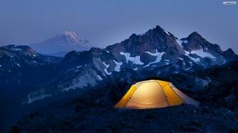 Youwall Camping Wallpaper