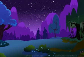 Nighttime Background On