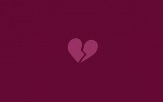 Minimalistic Broken Heart Wallpaper Stock