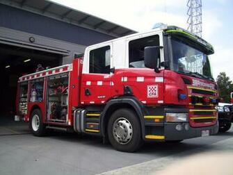 Scania Fire Truck Computer Wallpaper Desktop Background