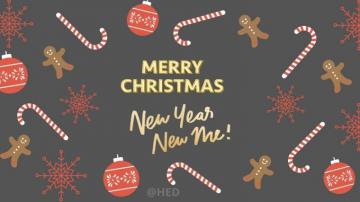 Merry Christmas And Happy New Year HD Wallpaper