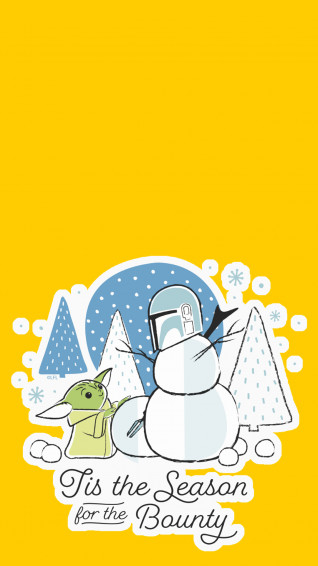 Mandalorian The Child Christmas Winter HD Wallpaper For Phones