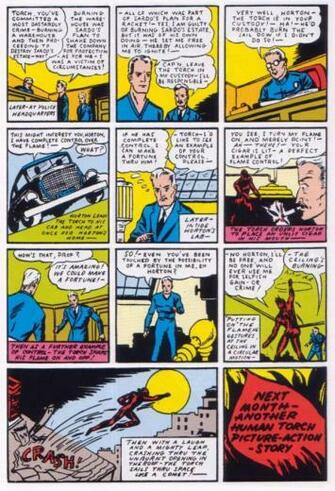 Marvel Comic Strip Background Issue Of Comics
