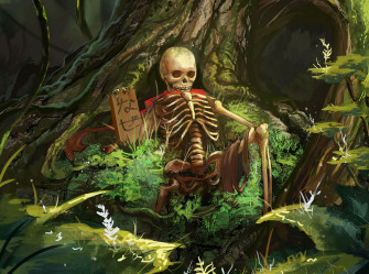 Full Size Skeletons Wallpaper For iPad