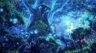 Trippy Forest Wallpaper Image