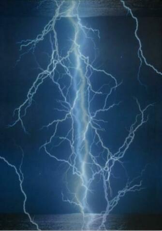 Blue Phone Lightning Wallpaper Desktop
