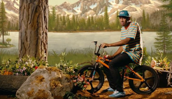 Tyler The Creator On Bike Rap Wallpaper