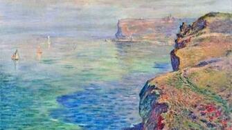 French Traditional Art Claude Monet Impressionism Sea Wallpaper