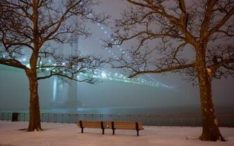 New York Winter Wallpaper Grasscloth