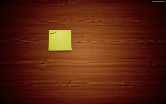 Sticky Notes Wood Wallpaper Desktop S