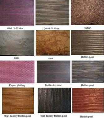 China Natural Plant Fiber Wallpaper
