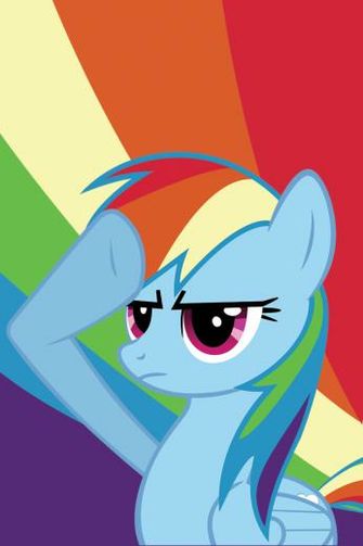 Rainbow Dash Salute iPhone By Aarocka