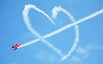 3d Love With Clouds Wallpaper For Desktop