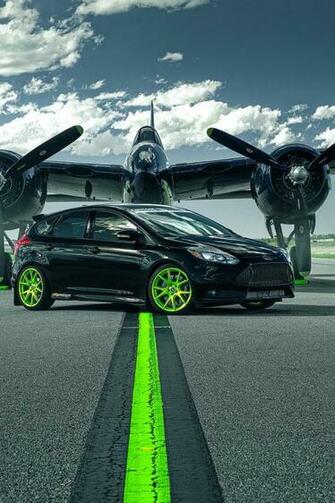 Wallpaper Ford Focus St Plane Runway