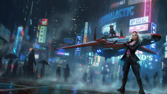 Cyberpunk City 4k 1440p Resolution HD Wallpaper Image Photos