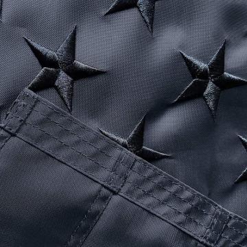 Wowking All Black American Flag Ft Us Embroidered Stars