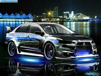 Mitsubishi Evo X Wallpaper HD Jessica Alba iPhone