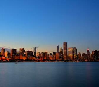Chicago Skyline Screensaver Wallpaper