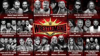 Wrestlemania Dream Prediction Card Wwe