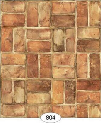 Dollhouse Wallpaper Set Brick In Blush