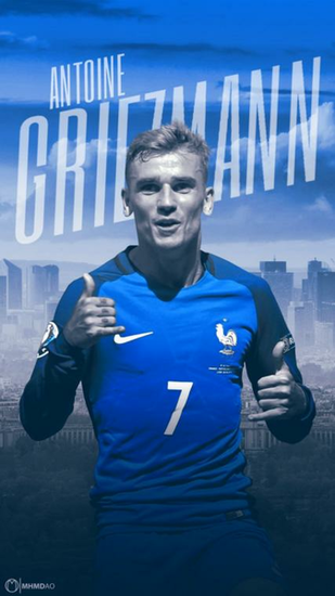 Antoine Griezmann Wallpaper Design By Mhmdao