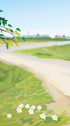 Country Art iPhone Wallpaper HD Background