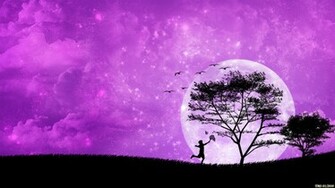 Beautiful Romantic Moonlight Wallpaper