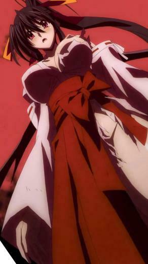 High School Dxd New Akeno Himejima Zte Flash Wallpaper