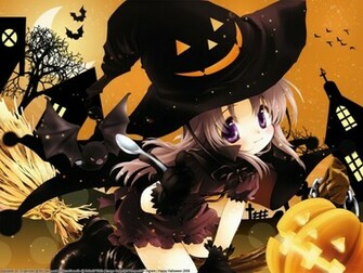 La Casita De Caro Anime Halloween Wallpaper