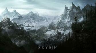 Skyrim World Rocks Winter Cold The Elder Scrolls V 4k