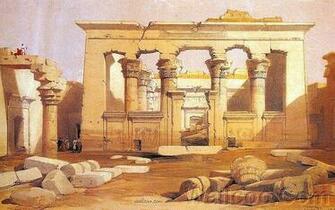 David Roberts Paintings The Ancient Egypt Egyptian