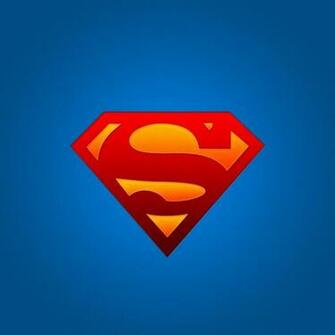 Superman Logo On Blue HD Wallpaper
