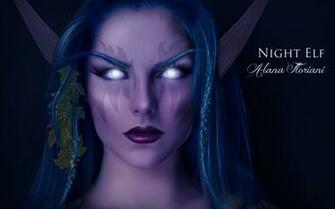 Night Elf World Of Warcraft By Lanaarts